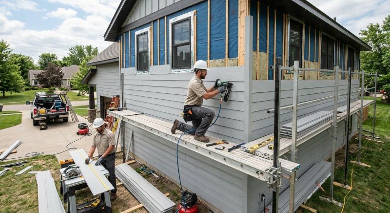 Cement Siding Installation in Boston, MA