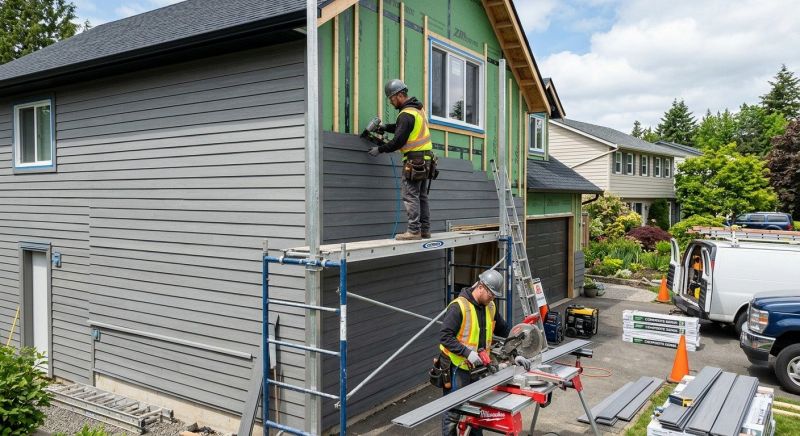 Composite Siding Installation in Boston, MA