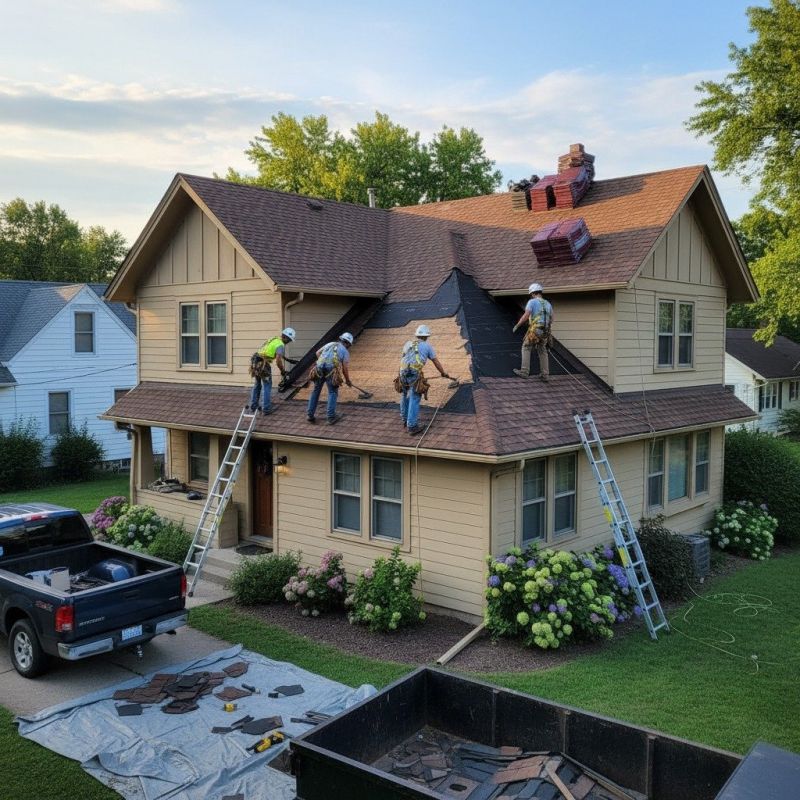 Damaged Roof Replacement in Boston, MA