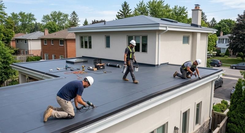 Rubber Roof Installation in Alexandria, VA